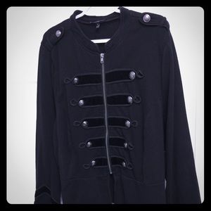 Torrid black majorette style jacket